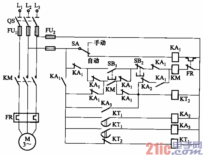 间歇式循环控制启停电路之二