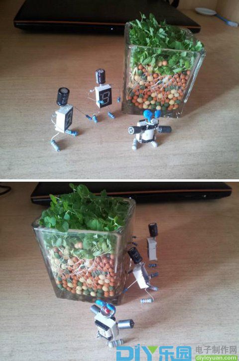 废物利用电子元件手工制作