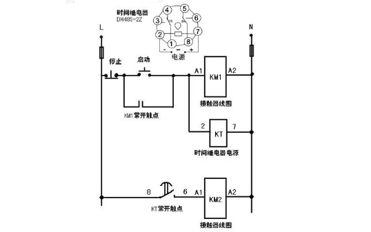 时间继电器种类和接线图及原理