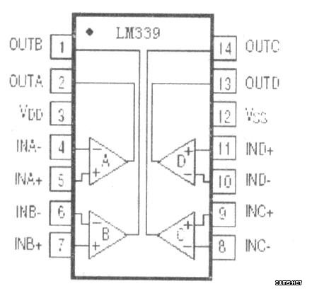 电磁炉比较器lm339芯片的好坏判定
