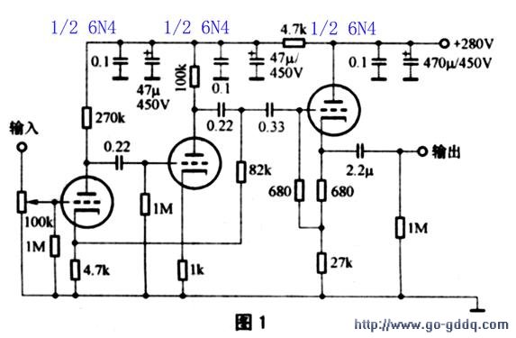 仿制马兰士7电子管前级