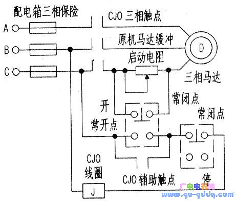 松花江5502型电影放映机马达开关电路的改进