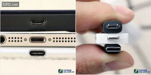 usb接口的安卓手机,采用lightning接口的iphone 5s以及采用type-c接口