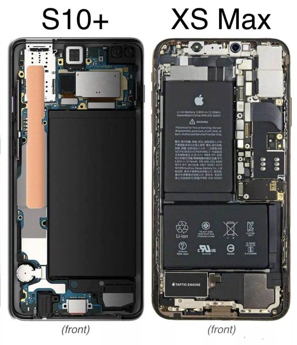 三星s10首发拆解内部结构远胜iphonexsmax