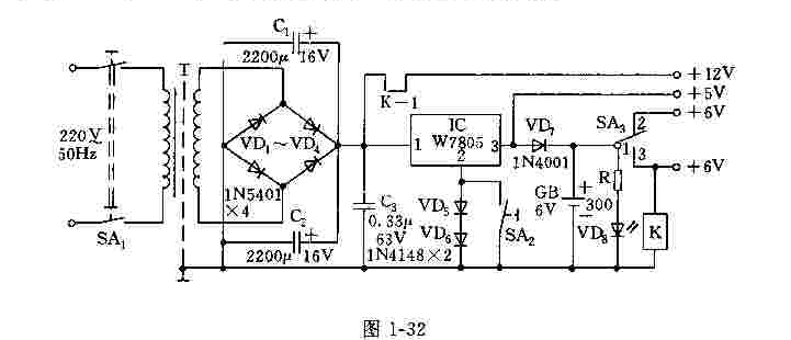 负48v稳压电源电路图电源电路