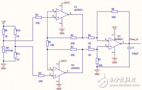 图2 温度测量电路