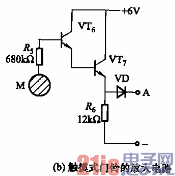 延時電子門鈴電路b