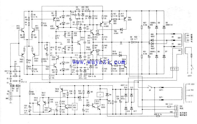 專業功放電路圖大全