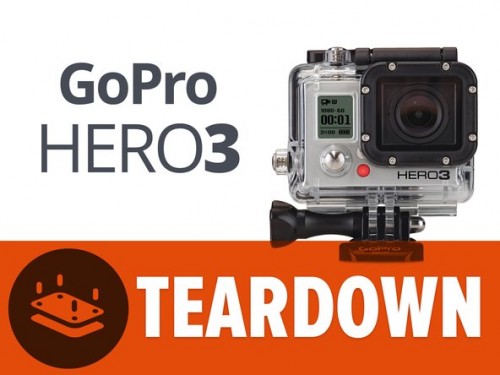 4k神器 顶级户外摄像机gopro Hero3拆解 显微 唯样电子商城