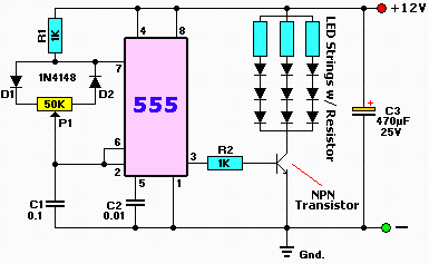 乾貨ne555典型應用電路圖二