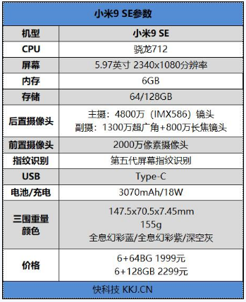 小米9 se评测:与小米6同宽的单手把玩小屏真旗舰