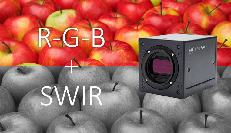 JAI最新线阵扫描相机支持红、绿、蓝及短波红外同时和单独成像